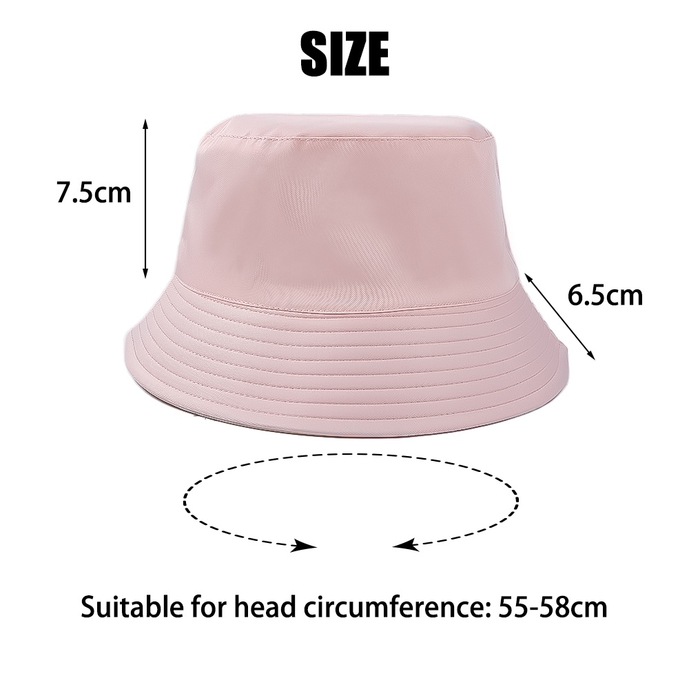Nón Tai Bèo Chống Nắng Màu Trơn Hai Mặt Phong Cách Nhật Bản Đơn Giản Thoáng Khí Thời Trang Mùa Hè Cho Nam Và Nữ