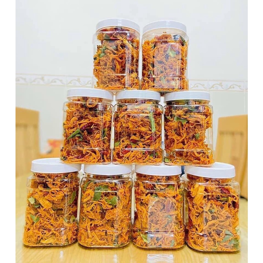 Hộp 500gr khô gà lá chanh ngon ngon