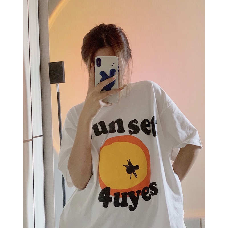 Áo Thun Nữ Ngắn Tay In Hình Hoạt Hình Thời Trang