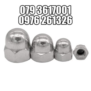 Tán bầu, tán mũ, ecu bầu, đai ốc mũ_inox