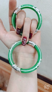 Vòng ngọc bọc bạc