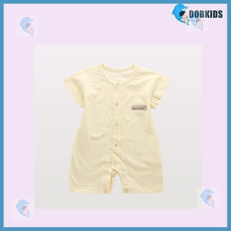 Quần áo trẻ em bộ body đùi liền thân, bodysuit DOBKIDS đáng yêu cho bé trai và bé gái, 100% cotton chất mềm mịn xuất Hàn