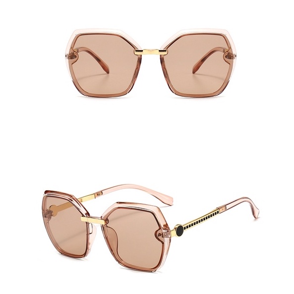 Kính Mát Gọng Đa Giác Phong Cách Âu Mỹ Cổ Điển Chống Tia UV Thời Trang Sự Bảo Vệ