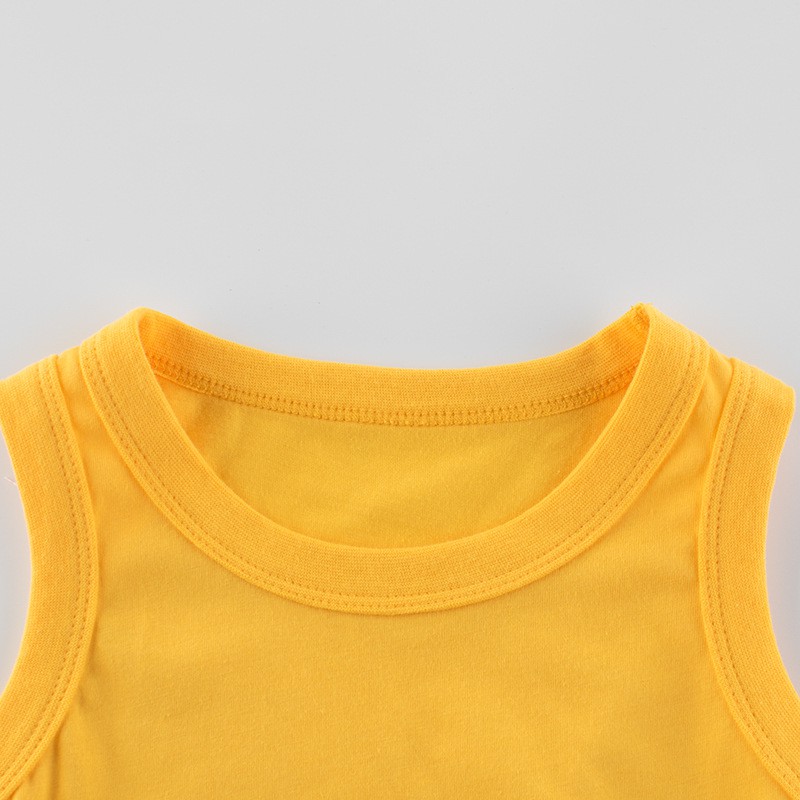 Áo ba lỗ bé trai bé gái Áo sát nách trẻ em kunkids