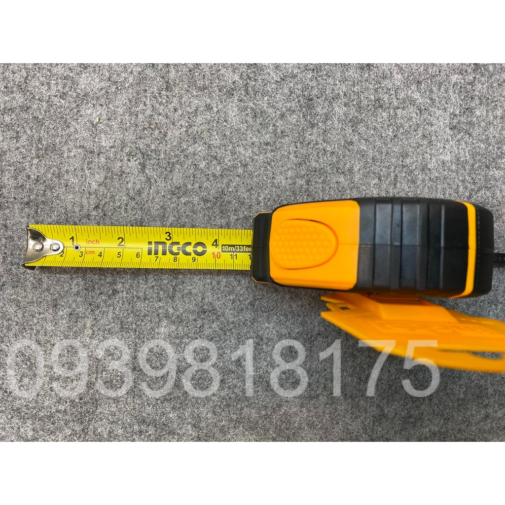 Thước cuộn thép nền vàng cao cấp INGCO đủ size HSMT0803 HSMT08052 HSMT0805 HSMT0808 HSMT0810