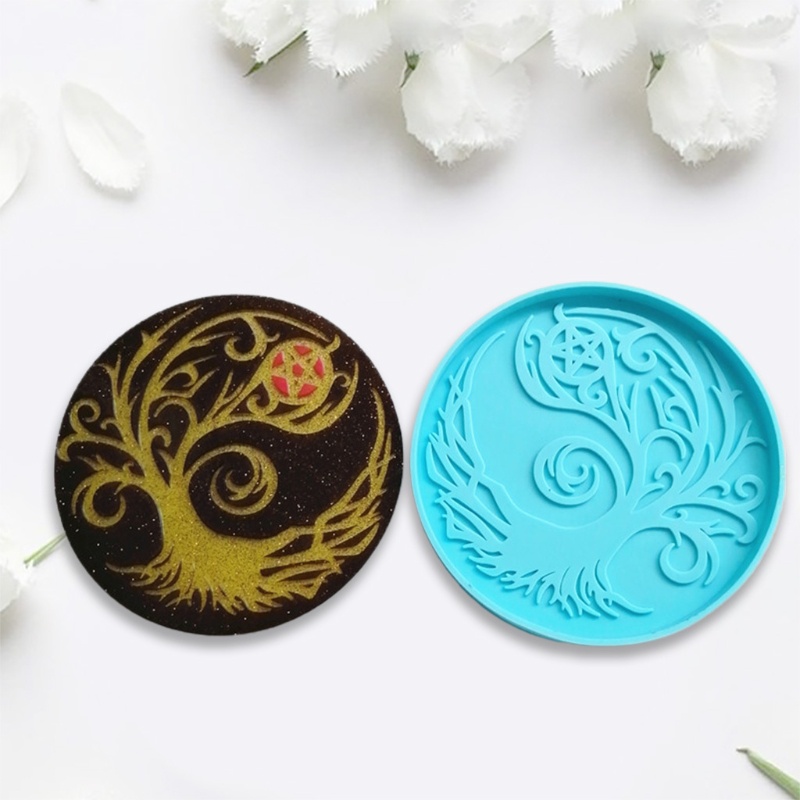 Khuôn Làm Thảm Lót Ly Bằng Epoxy Nghệ Thuật DIY