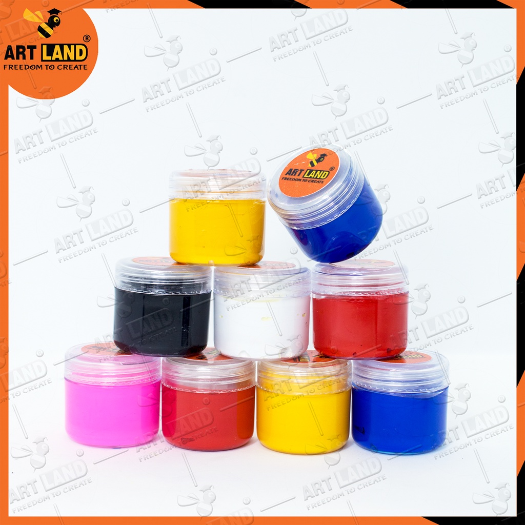 Màu nước Gouache Miya ArtLand Hũ 30ml 6 Màu