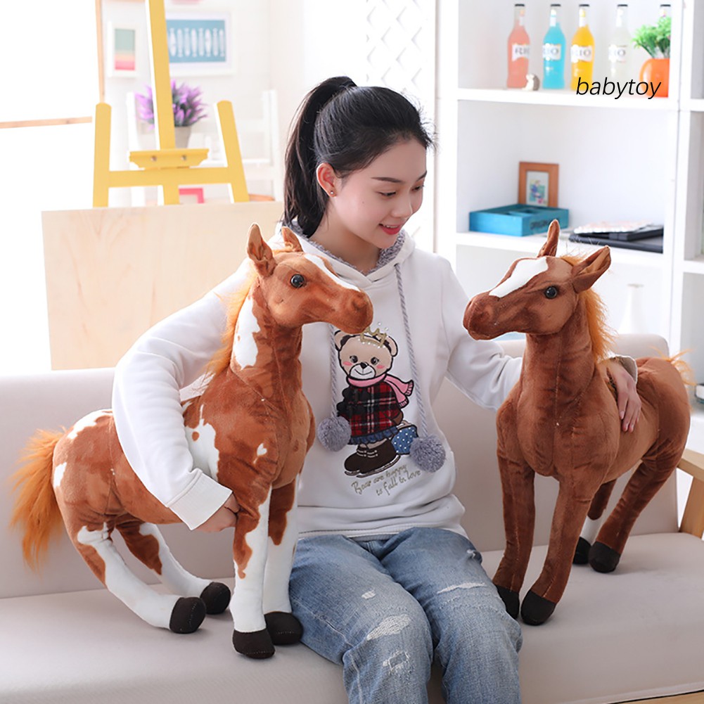 Đồ chơi ngựa nhồi bông 3D cho trẻ em