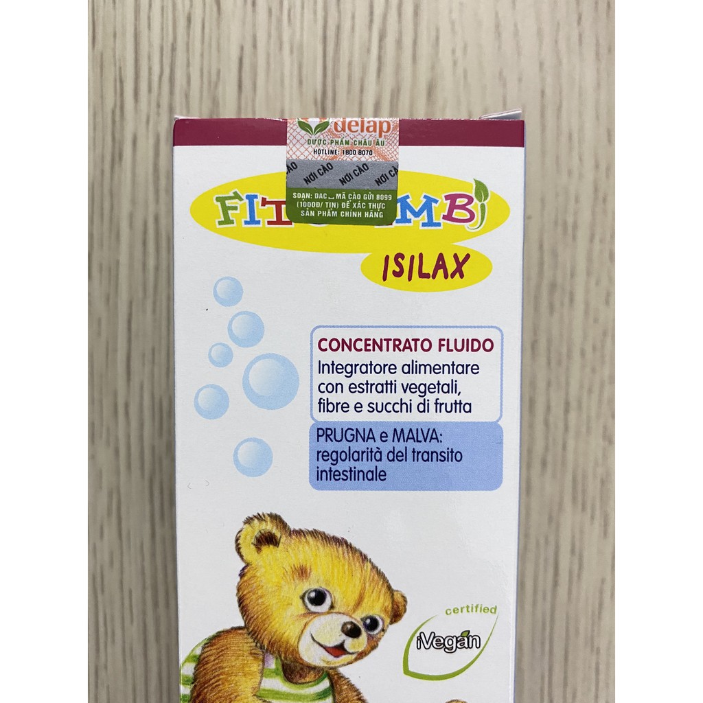 Fitobimbi Isilax.Bổ Sung Chất Xơ Giúp Hệ Tiêu Hóa Tốt Ổn Định,Bế Hết Táo Bón