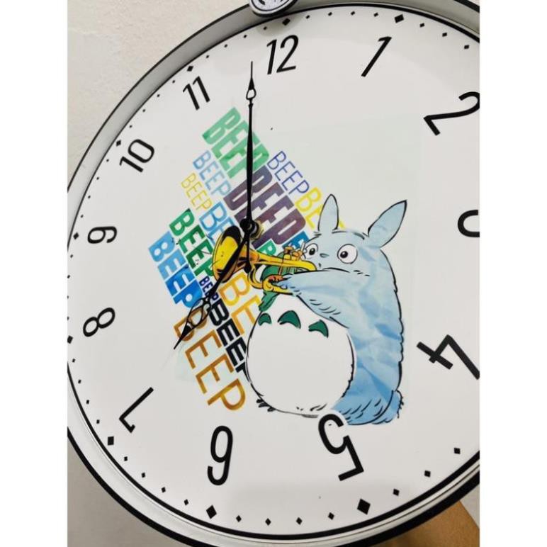TOTORO dễ thương - mẫu đồng hồ treo tường trang trí phòng của bé - 30cm