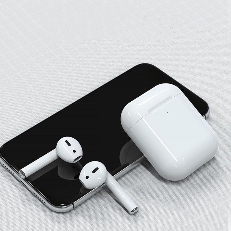 Tai Nghe Bluetooth Airpods2 Pup đổi tên thành tai nghe Bluetooth định vị, hỗ trợ sạc không dây