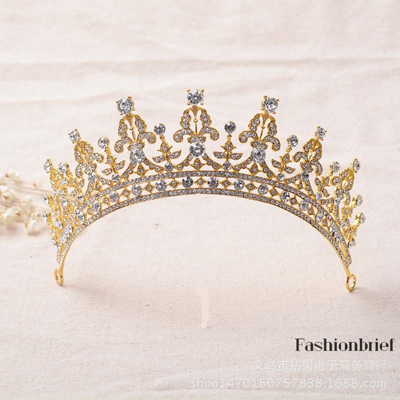 Cài tóc nữ hình vương miện đính đá thời trang