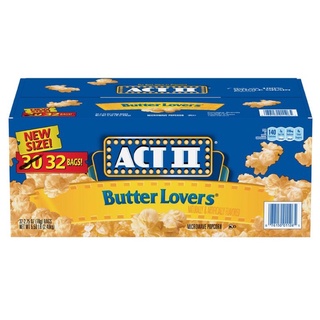Bắp nổ chảo,lò vi sóng act ii butter lover 78gr- bơ mặn - ảnh sản phẩm 1