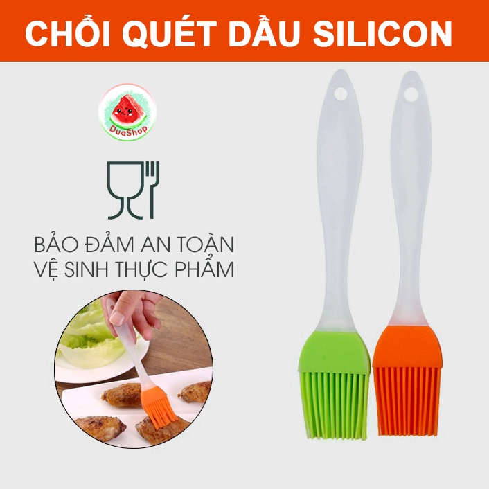 Dụng cụ làm bánh: chổi quét Silicon - Chổi quét dầu/bơ làm bánh silicon 🍉Duashop🍉