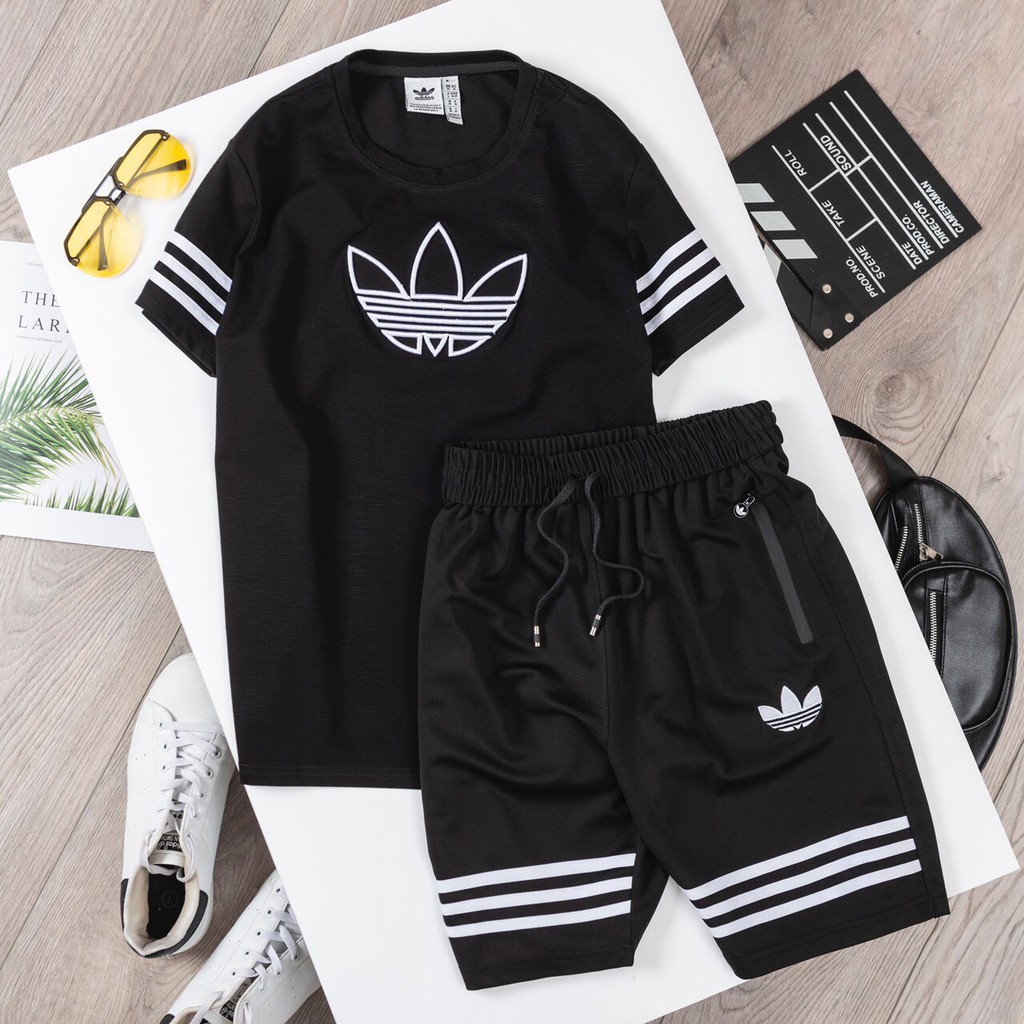 (HÀNG DÀY DẶN) Bộ quần áo thể thao nam bộ đồ nam chất thun cotton co dãn 4 chiều - Aru SHop