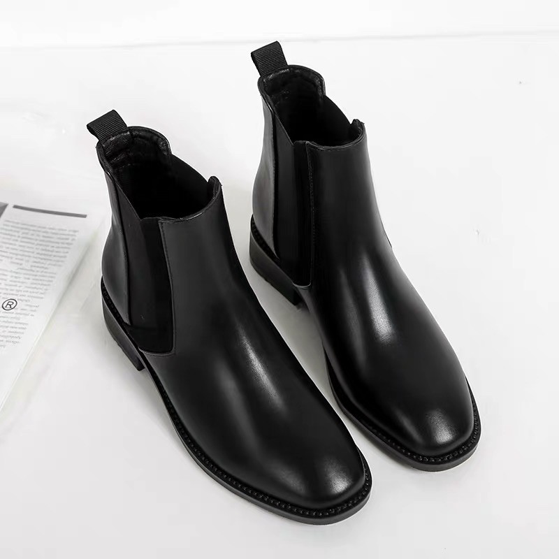 Giày boot chelsea nữ chất da đẹp M332 SHOEBYMAI