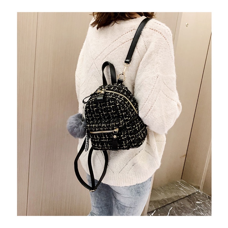 ❤️𝑺𝑰𝑬̂𝑼 𝑯𝑶𝑻❤️ Balo Nữ Đẹp, Balo Kẻ Dạ Mềm Siêu Xinh Phong Cách