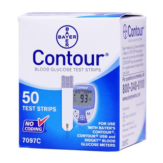 Que thử đường huyết Bayer Contour Hộp 50 que thử