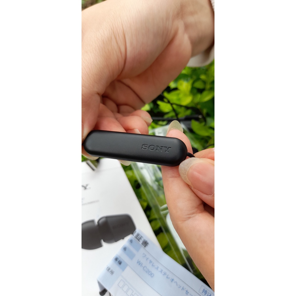 Tai nghe bluetooth thể thao Sony WI-C200 chính hãng - Bảo hành 12 tháng 1 đổi 1