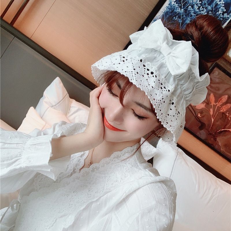 Băng đô cài tóc rửa mặt tắm tiểu thư lolita
