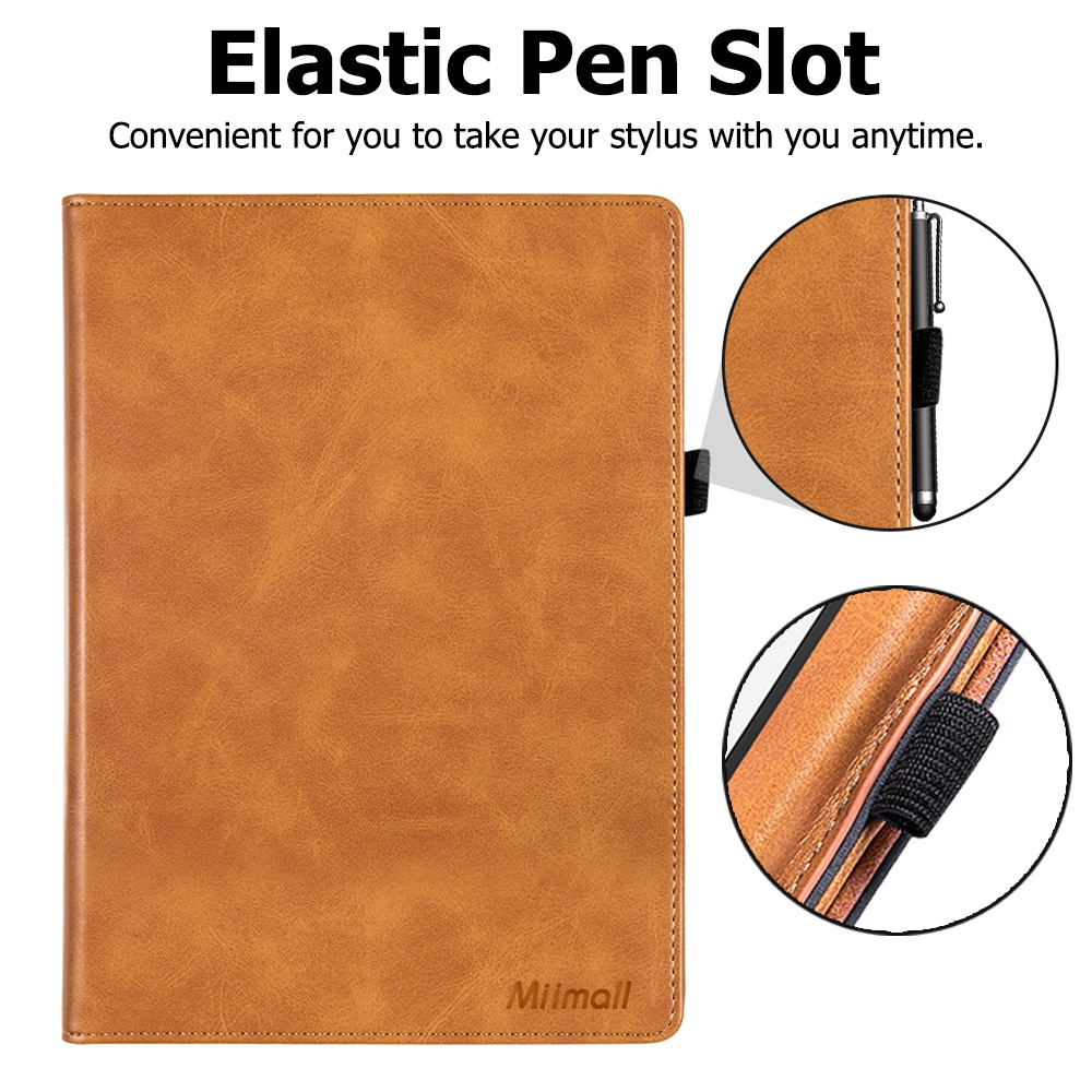 Miimall Bao Da  Kindle Paperwhite 11 Máy Đọc Sách PU Thức Ngủ Kèm Dây Đeo Tay Tiện Dụng Cho 6.8" Paperwhite 11th