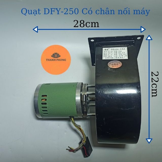 Quạt Sò Ly Tâm DFY Hình Sên Hút Ly Tâm 50W 250W 220V