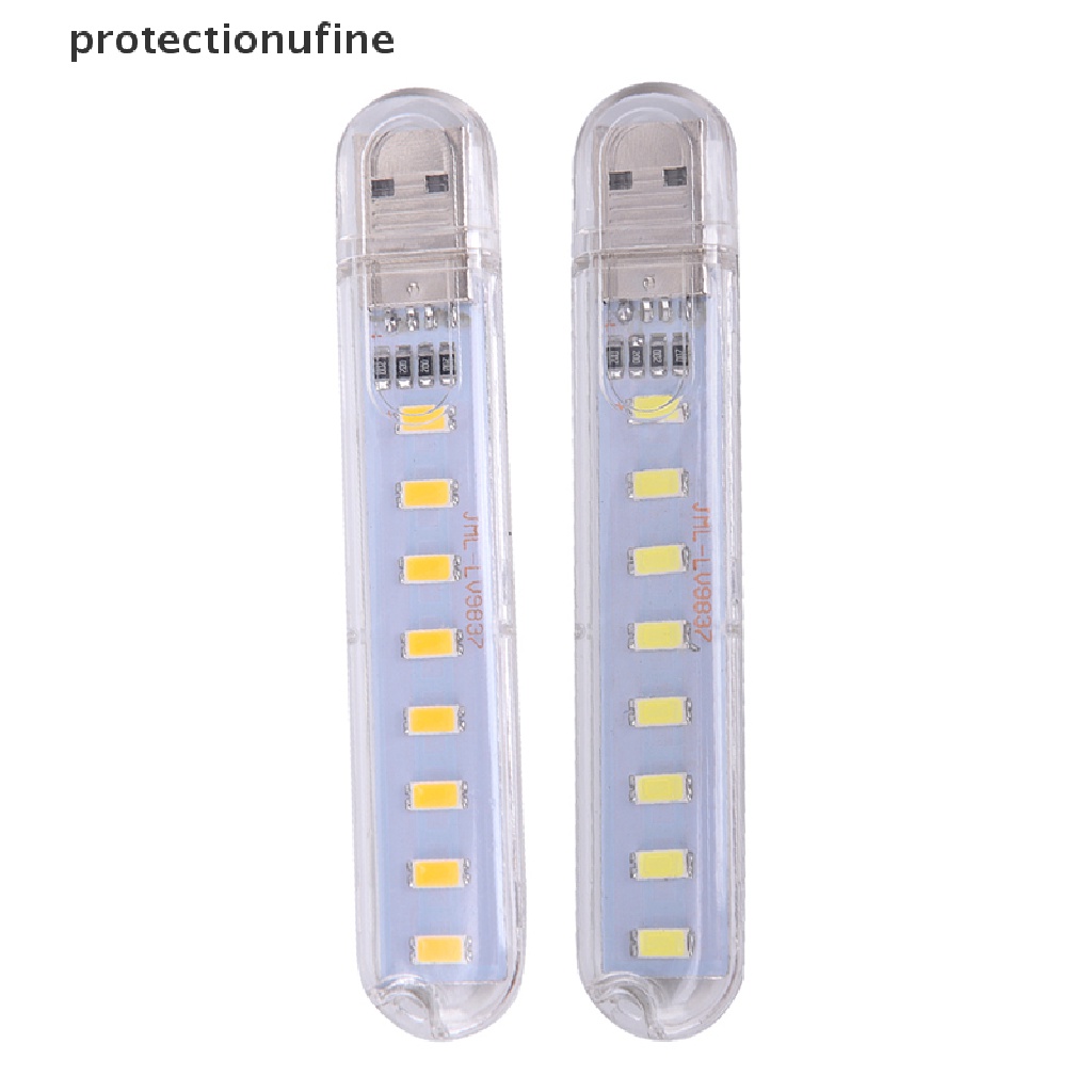 Đèn LED USB Mini PR3VN 5V 8 Bóng Di Động Ánh Sáng Ban Đêm Cho Máy Tính