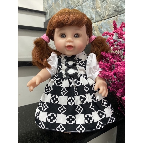 Đầm dành cho búp bê Baby Alive THÍCH ĂN  MÌ  và bé 12 INCH =cao 30cm.