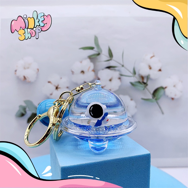 Móc Khóa PHG Đĩa Bay Nhiều Hình Cute, Phụ Kiện Túi Xách Dễ Thương - Minkey