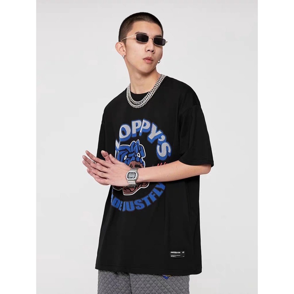Áo Thun Tay Lỡ LOPY TEE Vải Thun Cotton Form Rộng Phong Cách Hàn Quốc Unisex