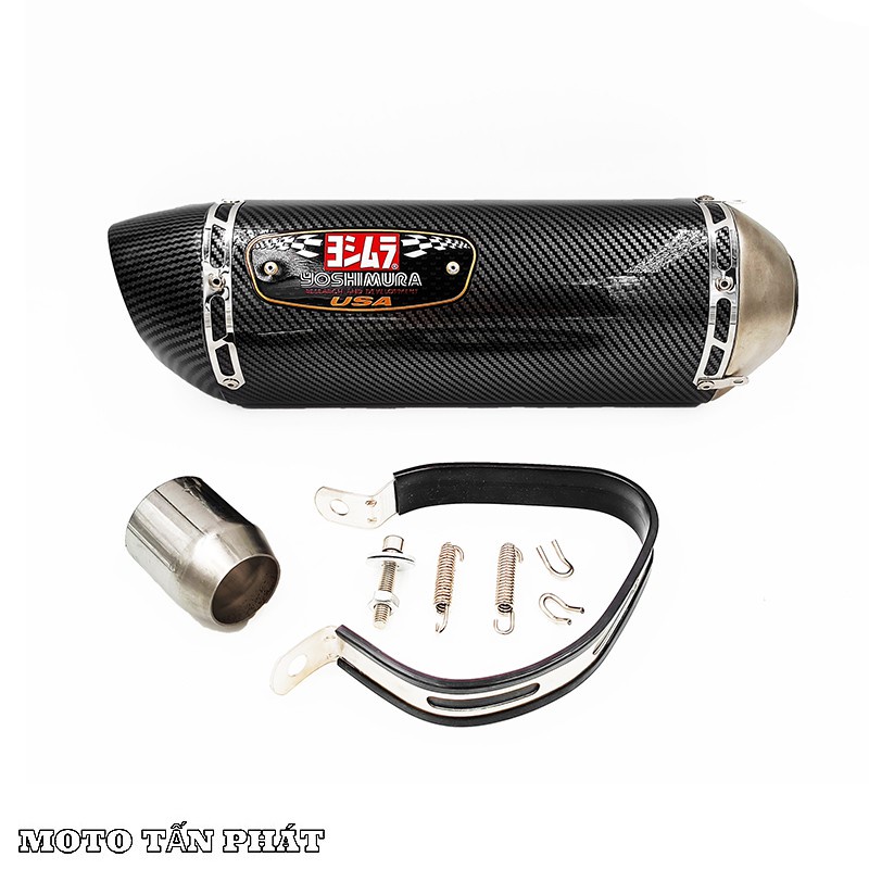 Pô Yoshimura R77, pô độ r15v3 , mt15 Full sơn Carbon nhập khẩu