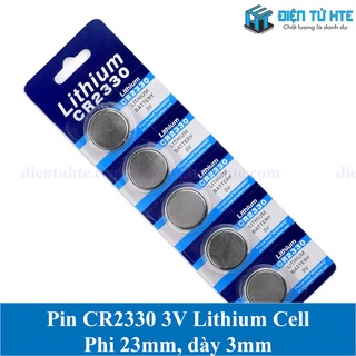 Pin lithium cell cr2330 2330 3v