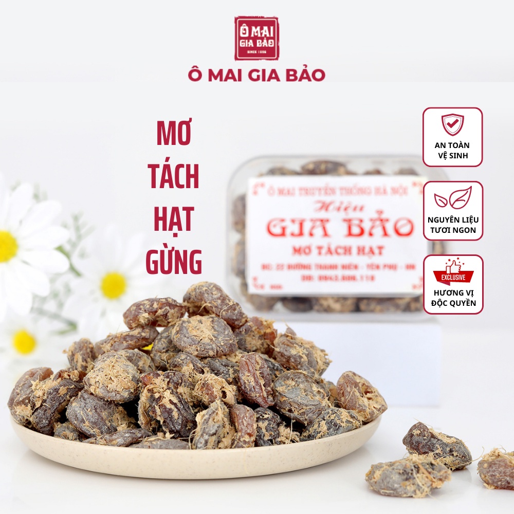 Ô mai Mơ tách hạt gừng