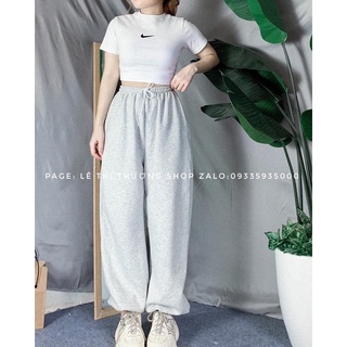 Set Quần Jogger + Croptop Thêu
