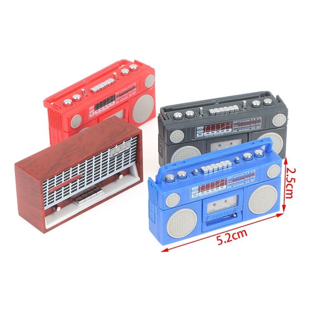 Mô Hình Radio Đồ Chơi Trang Trí Nhà Búp Bê DIY