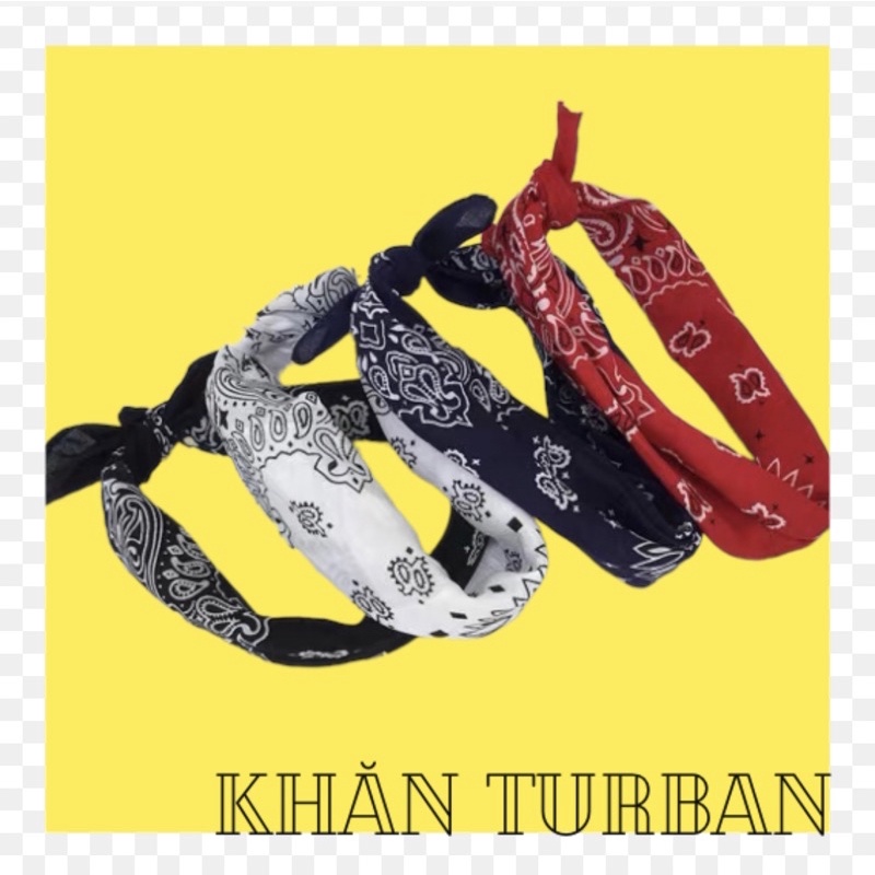 Khăn bandana nhiều mẫu cá tính hoai tiết paisley - Khăn turban