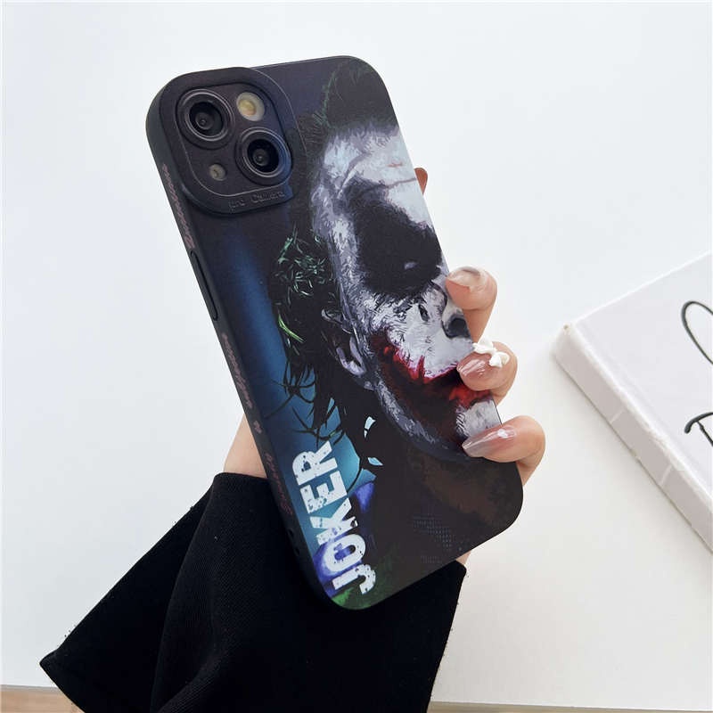 Ốp Điện Thoại Silicon Dẻo In Hình Joker Bảo Vệ Camera Chống Rơi Cho iPhone 11 12 13 Pro Max X XR XS Max 7 8 Plus SE3