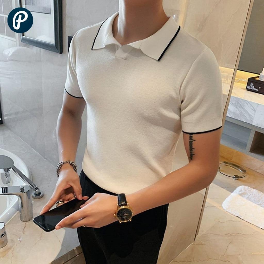 Áo Polo Nam Cổ Bẻ Rafic PoloPlesure Form Dáng Hàn Quốc Vải Cotton Co Giãn Mềm Mịn Sang Trọng Thanh Lịch