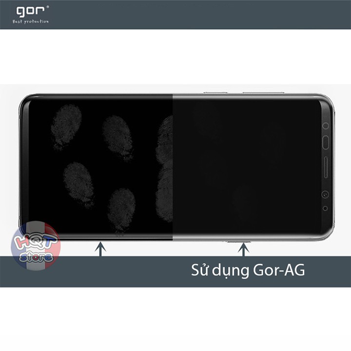 Miếng dán full mặt lưng chống vân tay Gor AG cho S9 Plus / S9