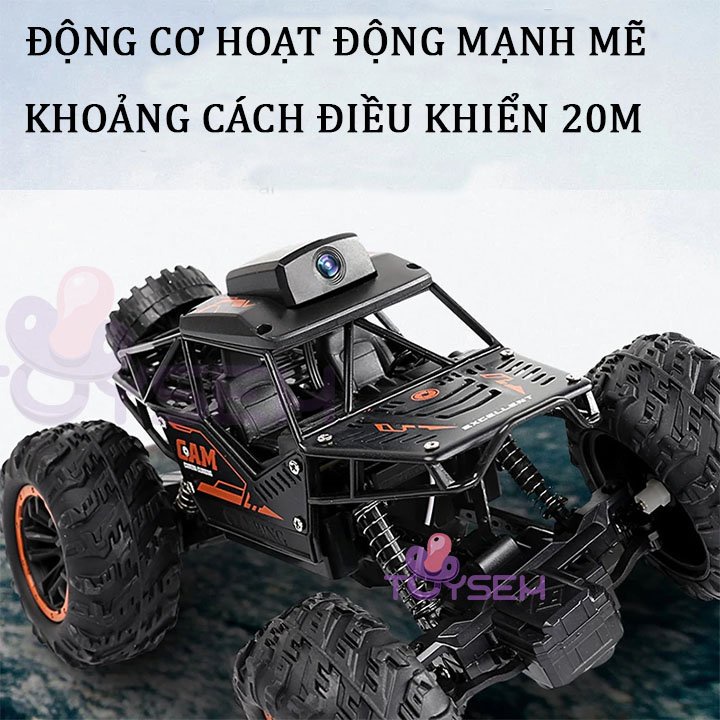 Đồ Chơi Xe Địa Hình Leo Núi Điều Kiển Từ Xa Có Camera Quay Phim, Chụp Hình