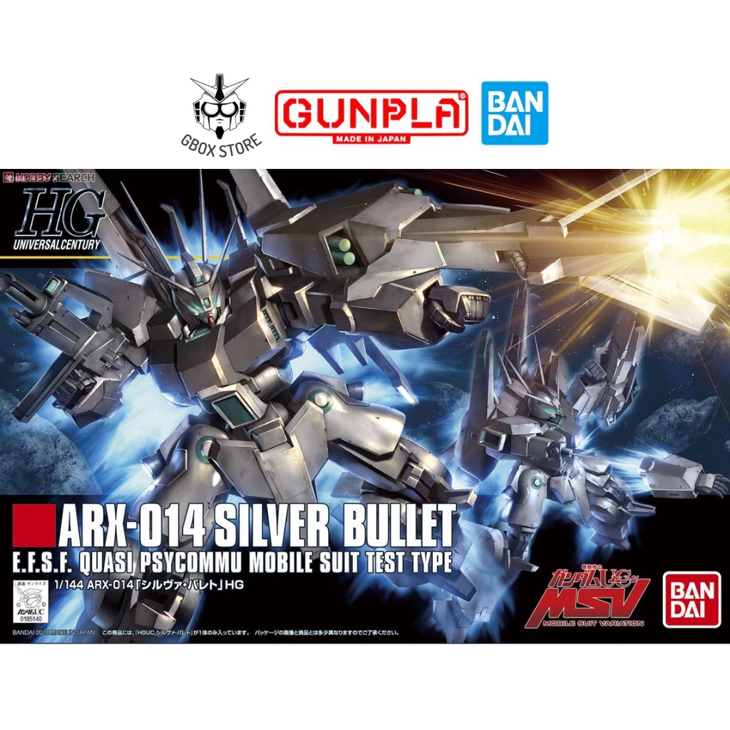 Gundam HG Silver Bullet HGUC Bandai 170 1/144 Mô hình nhựa lắp ráp