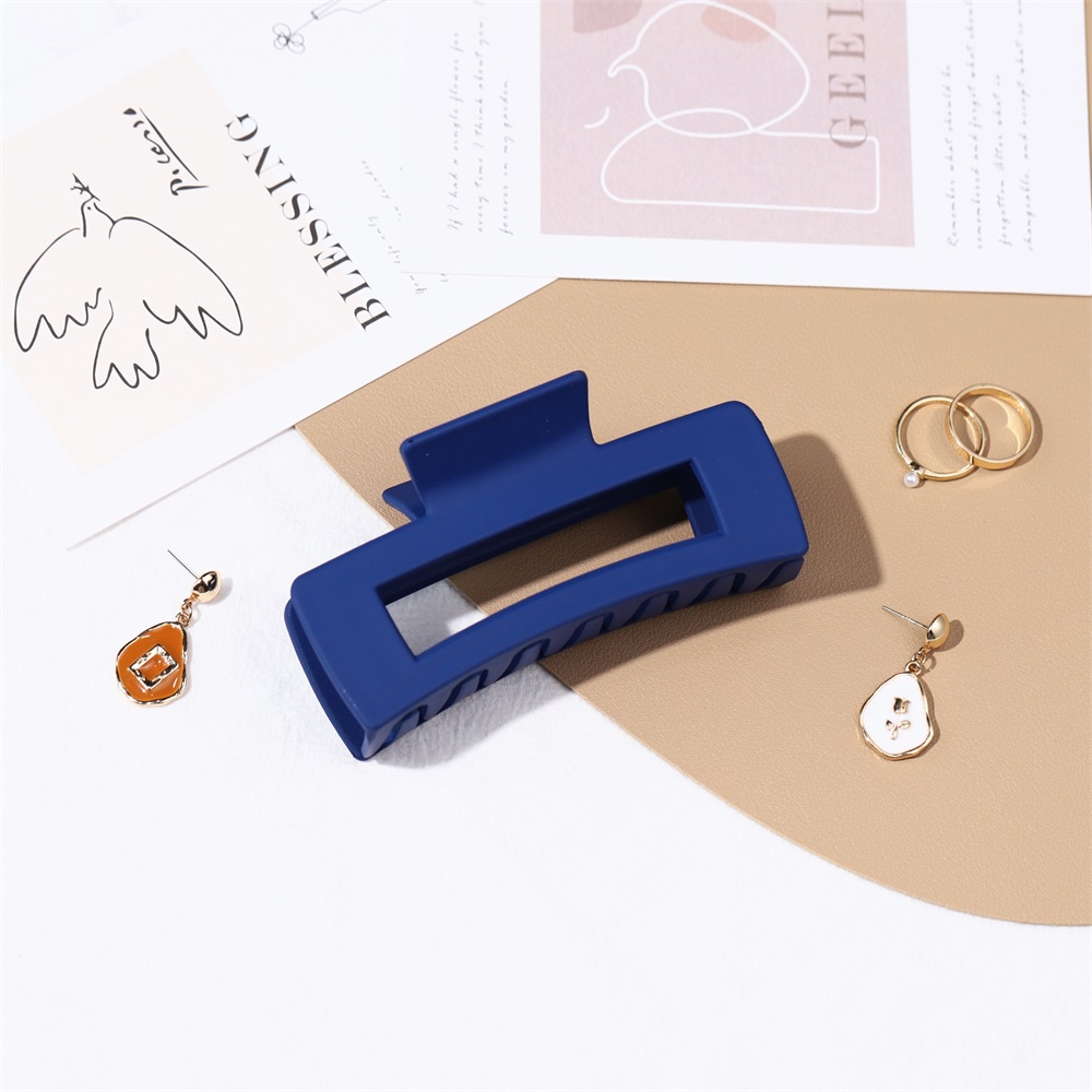 Kẹp tóc ST.KUNKKA hình cá mập cỡ lớn đơn giản phong cách Hàn Quốc thời trang cao cấp