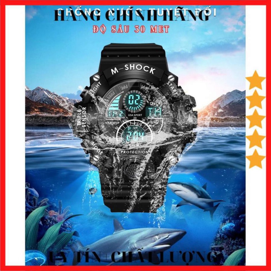 M09 [ HÀNG CAO CẤP ] Đồng hồ Nam ARMY USA thể thao chống thấm Siêu Bền - nhãn hàng Cao Cấp từ Mỹ 4 V071