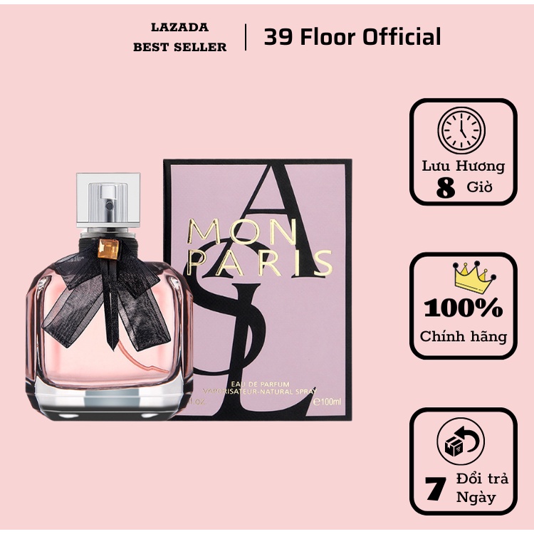 Nước Hoa Nữ Mon Paris 100ml Sang Trọng Quyến Rũ Thơm Lâu 12h Dầu Thơm Nội Địa Chính hãng