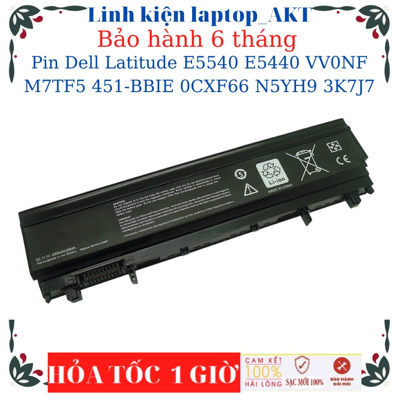 Pin laptop Dell Latitude E5540 E5440 VV0NF M7TF5 451-BBIE 0CXF66 N5YH9 3K7J7