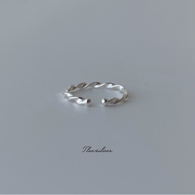Nhẫn bạc Tlee, Nhẫn TWISTED cá tính- TleeSilver