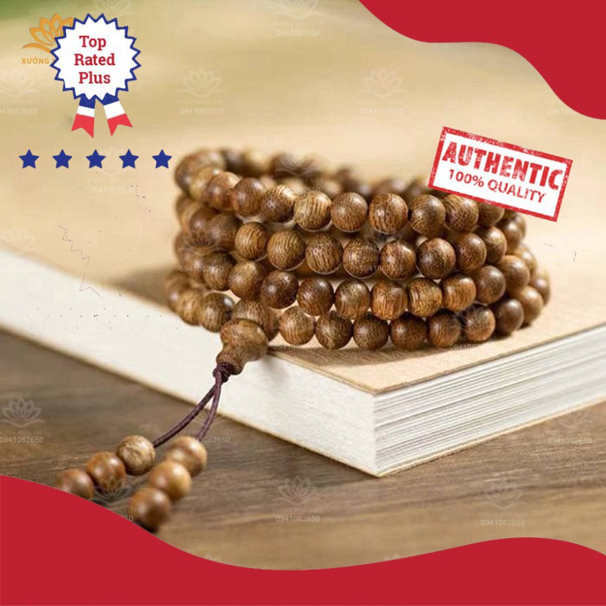 [CAO CẤP] Vòng Tay Trầm Hương Chuỗi Tràng Hạt 108 Trầm Tốc Lào Tự Nhiên | BigBuy360 - bigbuy360.vn