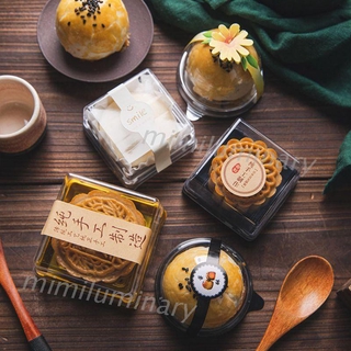 Bộ 50 Hộp Đựng Bánh Trung Thu 63 / 100g Hình Vuông Tiện Dụng