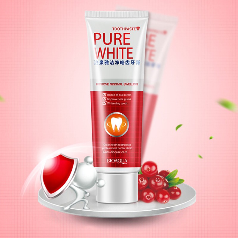 Kem đánh răng trắng răng Pure White Bioaqua PW25 | WebRaoVat - webraovat.net.vn