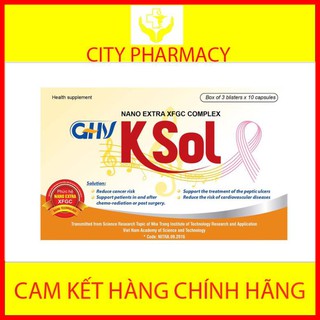 Viên uống KSOL giúp đẩy lùi ung bướu 30 viên